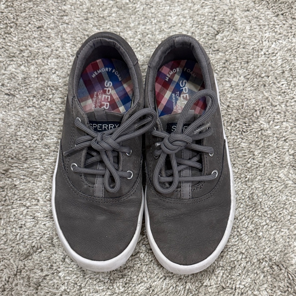 Sperry boys Gray Casual Shoes size 12.5